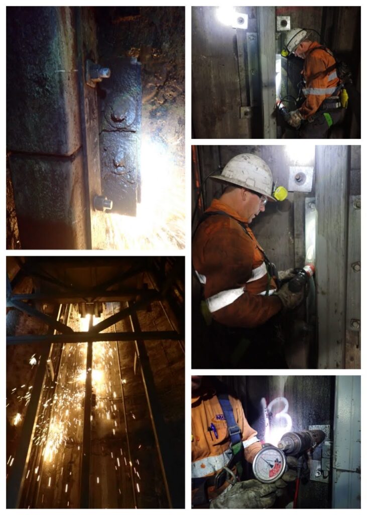 Appin West South32, Replacement of M&M Shaft Guides, Illawarra Coal