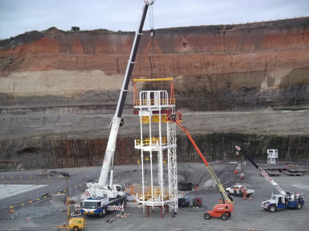 Byrnecut Mining, Prominent Hill Sinking Stage Fabrication