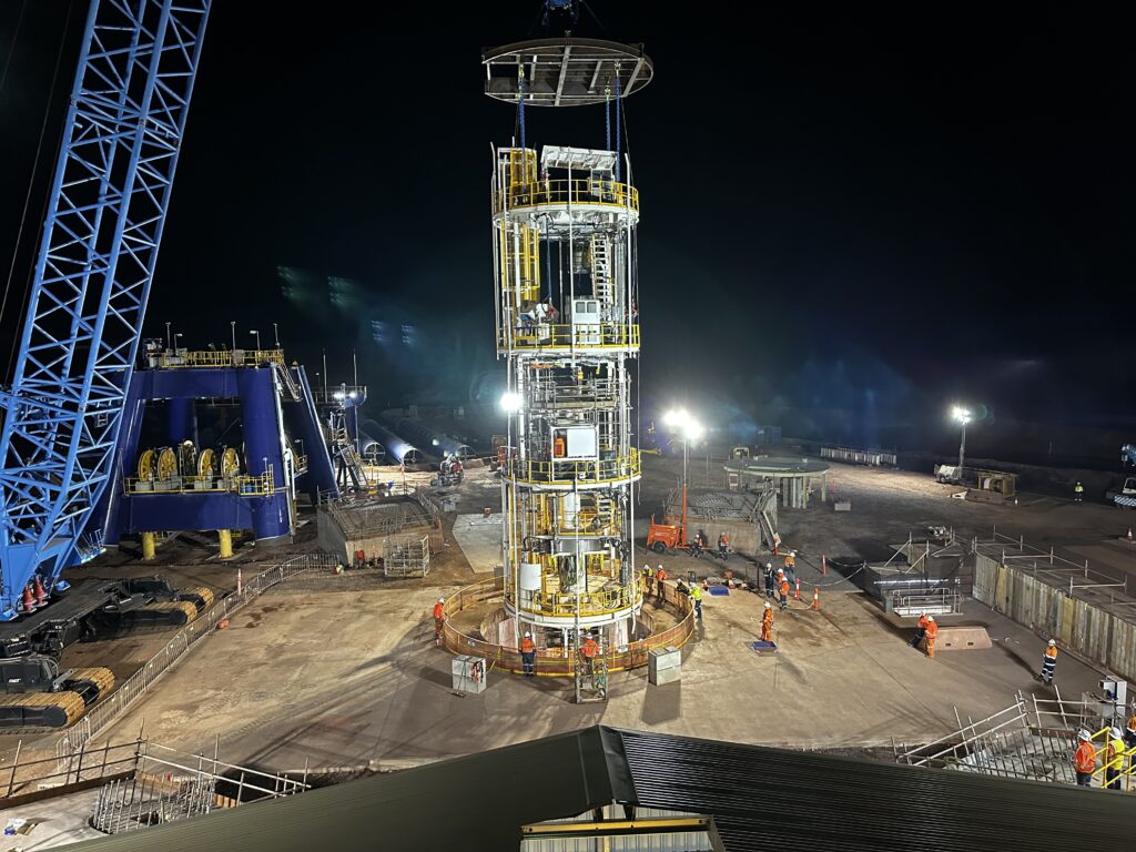 Byrnecut Mining, Prominent Hill Sinking Stage Fabrication