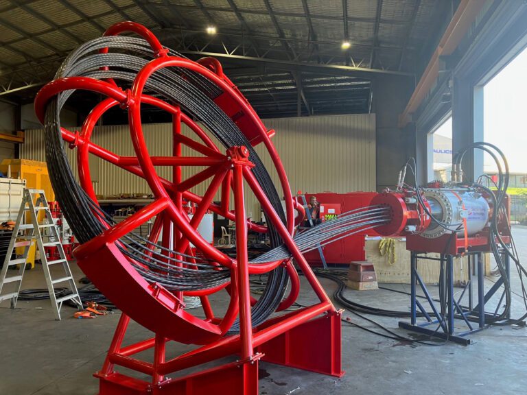 Strand Jack System Coil