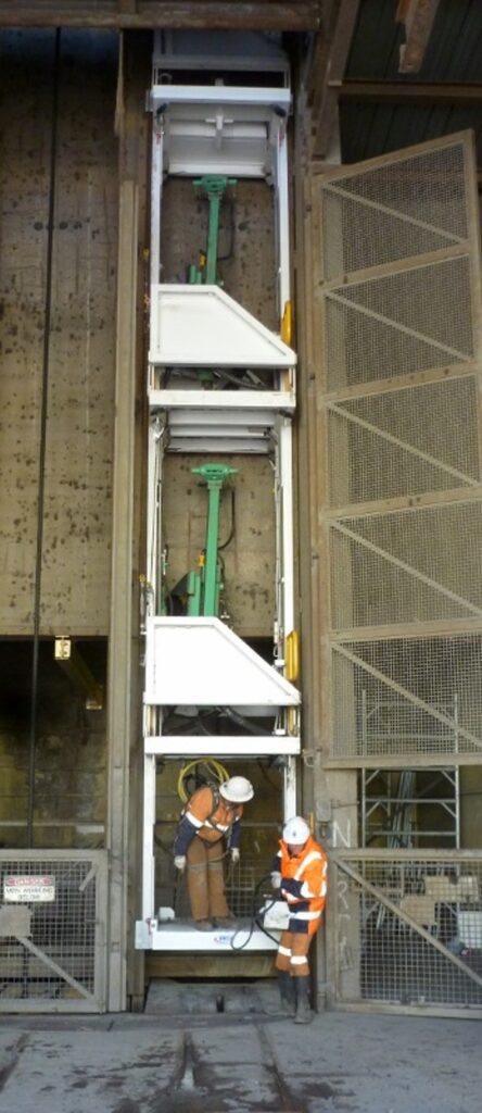 Shaft Refurbishment- Triple deck drilling stage