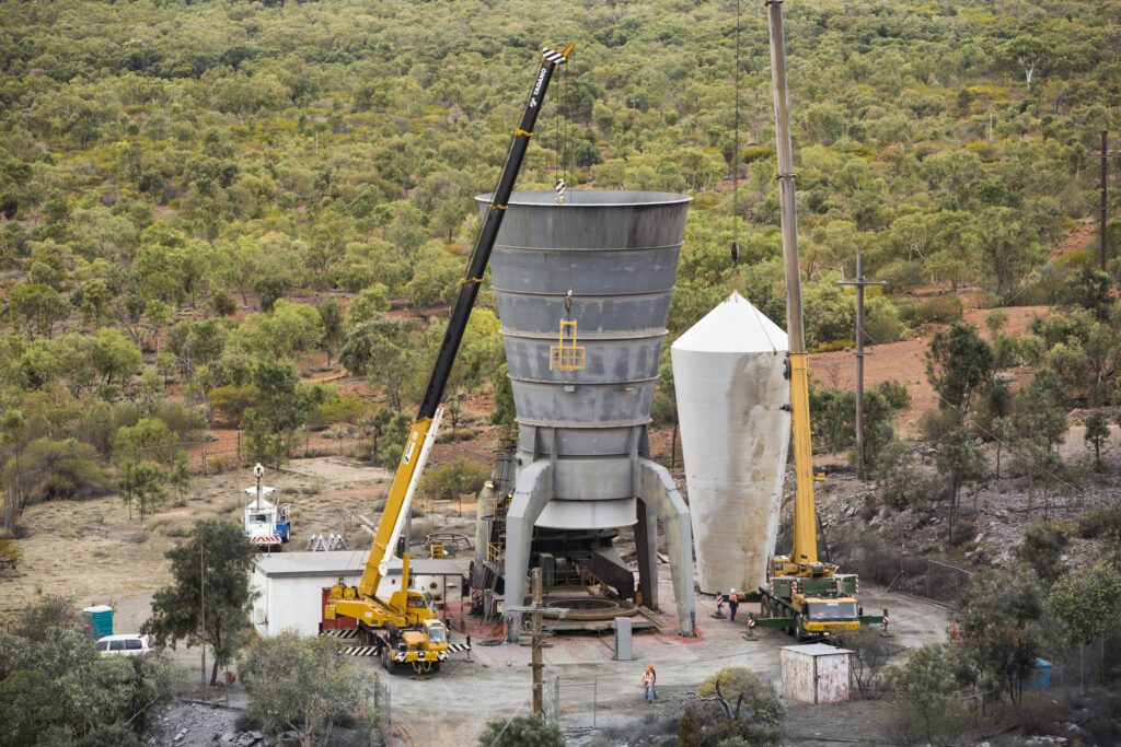 George Fisher Mine, Vent Fan Installation, Mount Isa